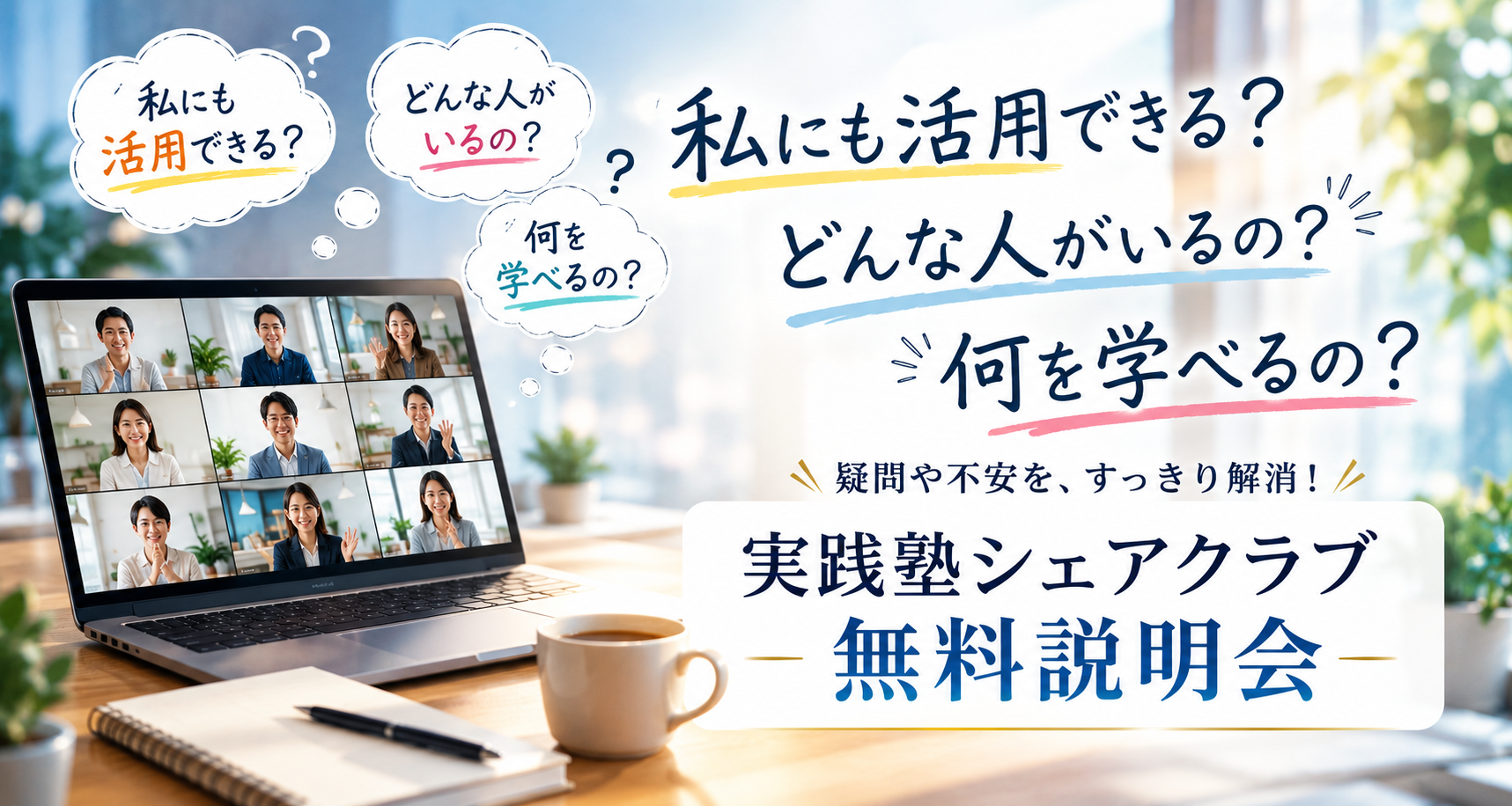 実践塾シェアクラブ説明会